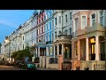 London, United Kingdom (Notting Hill, Portobello Road, The Blue Door) Walking Travel Tours | 4K60