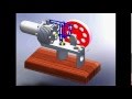 Engine S. Stirling engine animation.
