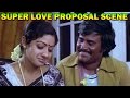 Tamil Cinema Super Love Proposal Scene | Johnny Tamil Super Scenes | Rajinikanth | Sri Devi