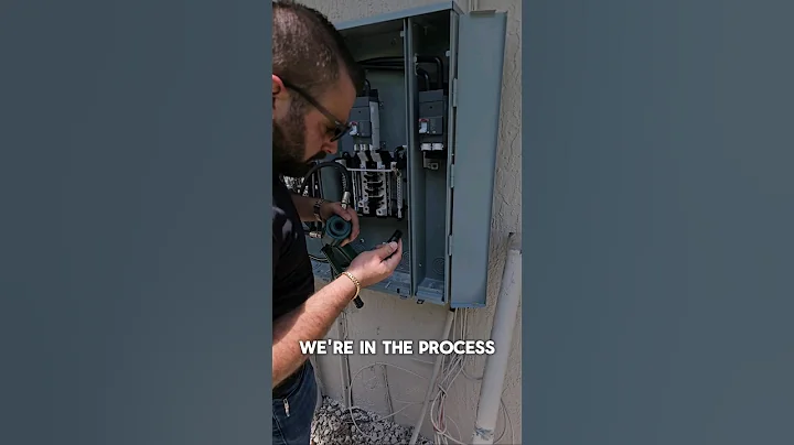 2 inch ko in new 400 amp meter main combo panel. Simon Electric