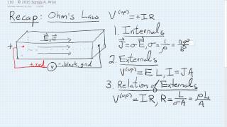 L10.1 Recap Ohm