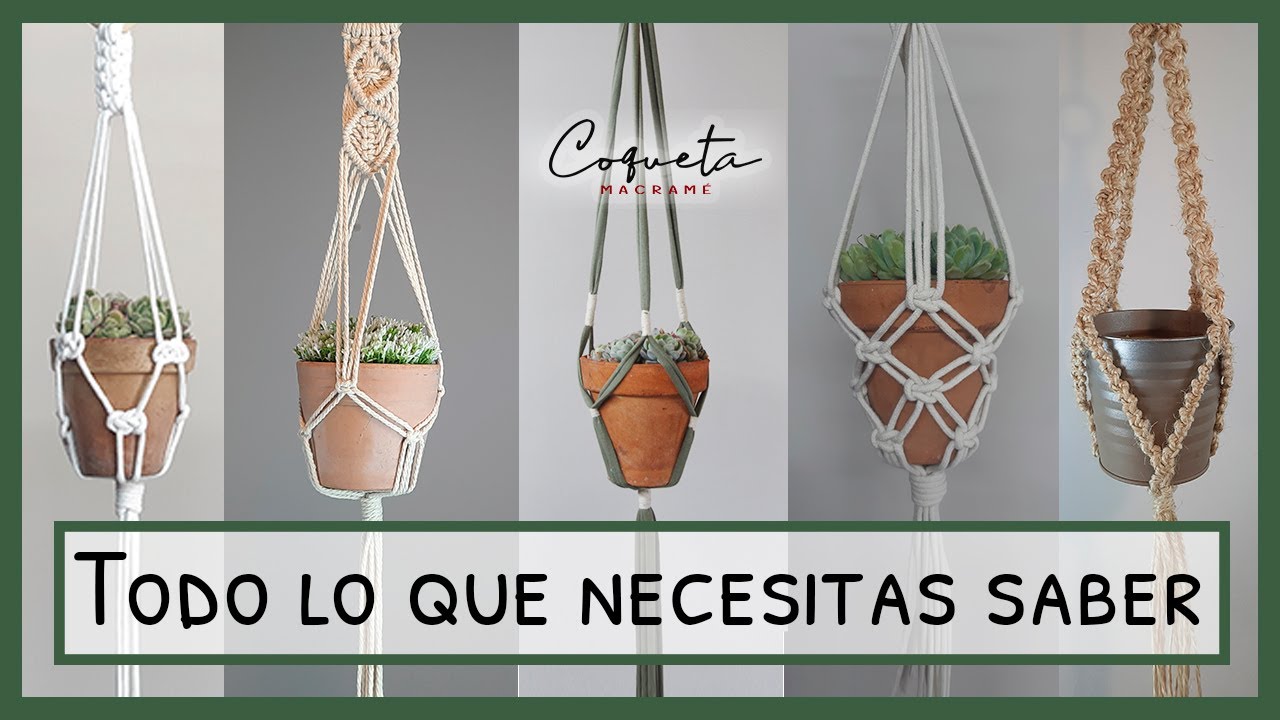 bibliotecario Persona enferma miel 5 tricks to Design plants hangers - YouTube