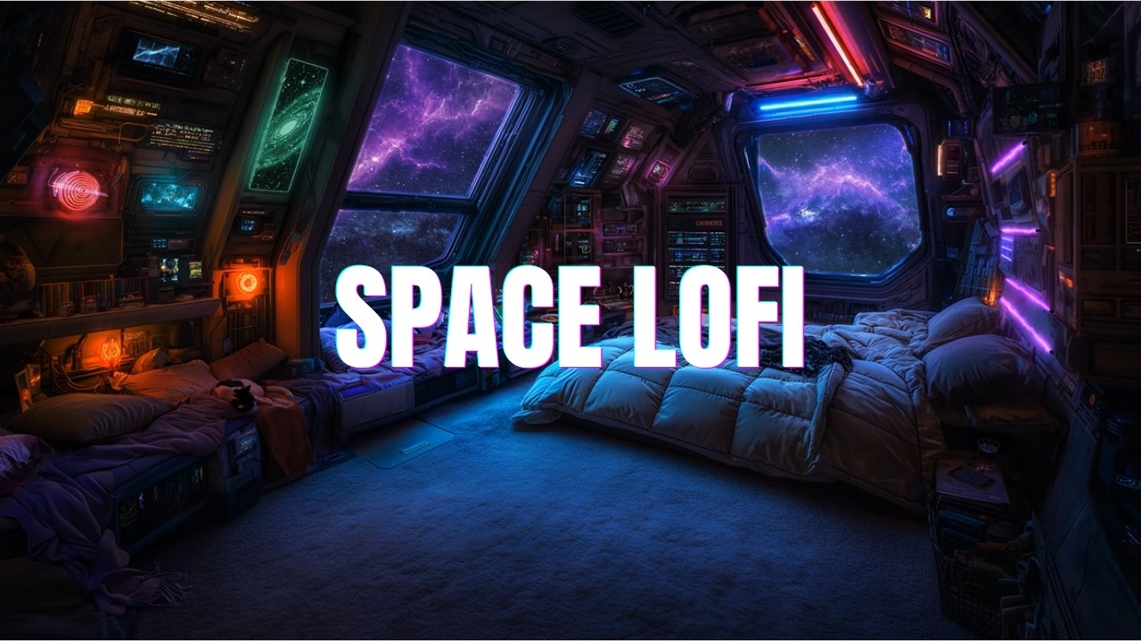 Spaceship Cabin Lofi 🚀 | Chill Beats in Deep Space for Sleep & Relax (3 ...