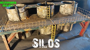 Necromunda project:  HOW TO MAKE: SILOS! Terrain tutorial - Episode 23