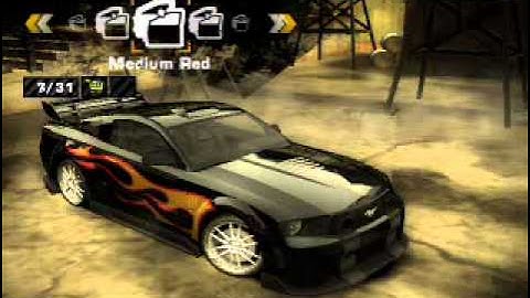 NFS mostWanted how create a razors car (no bonus vynils)