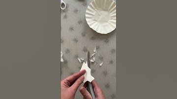 Simplest Snowflakes #artforkids #christmascrafts #wintercrafts