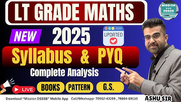 UP LT Grade Maths 2025 📚 NEW Syllabus + PYQ Analysis | Updated Pattern, Books & G S  Strategy