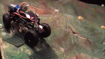 Losi micro crawler - home made course