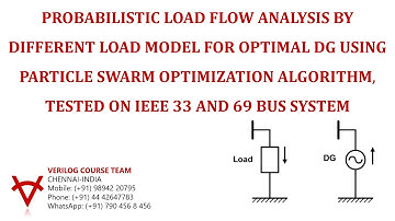 PROBABILISTIC LOAD FLOW ANALYSIS BY DIFFERENT LOAD MODEL FOR OPTIMAL DG USING PSO