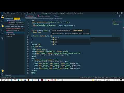 How To Receive Data From Input Type Checkbox into Database MySQL With ...