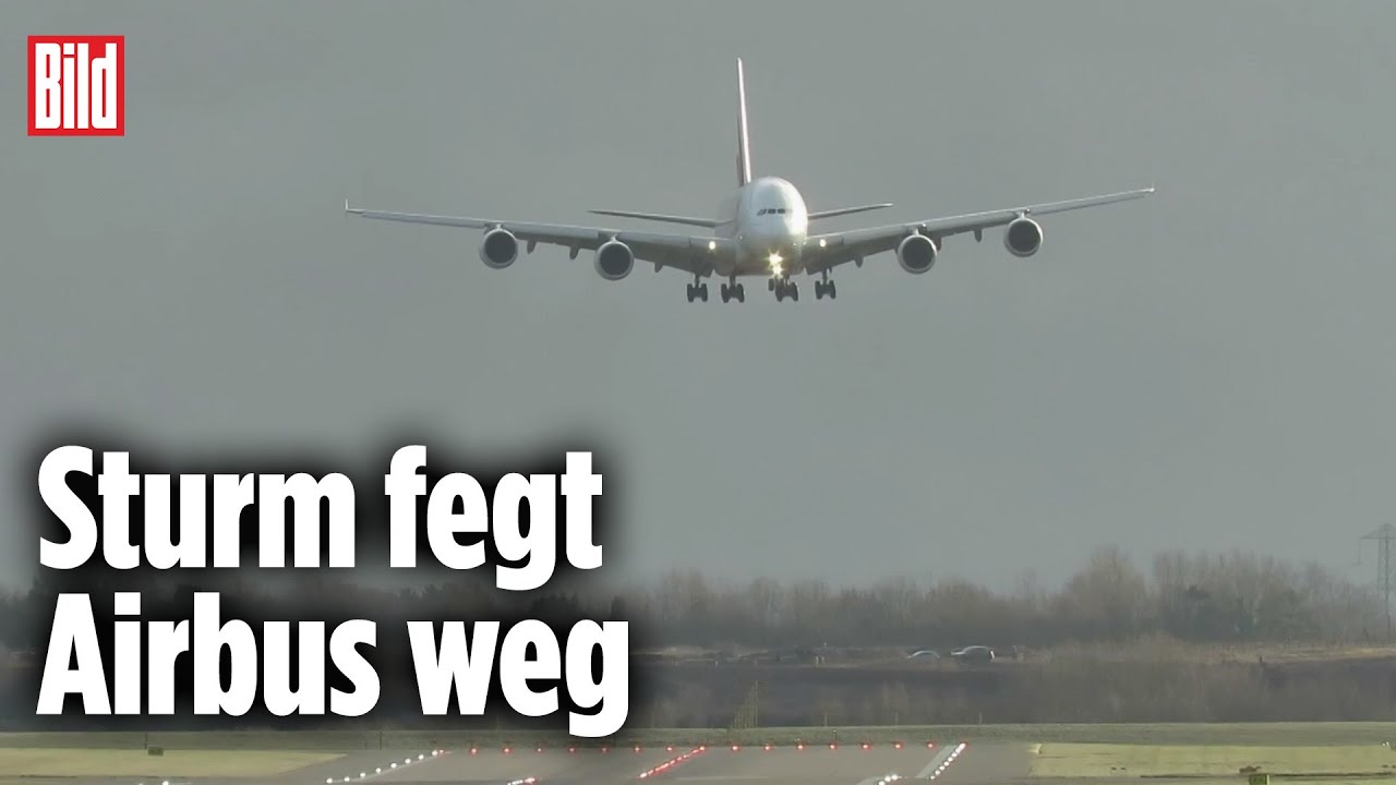 Diese Flugzeug-Landung ist nichts für schwache Nerven