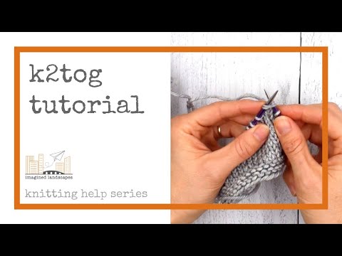 k2tog tutorial
