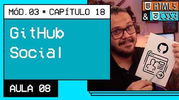 Recursos Sociais do GitHub - @Curso em Vídeo HTML5 e CSS3