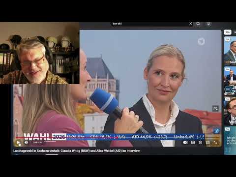 BSW/AfD Foto Love Story? BSW kuschelt sich an die AfD ran. Weidel genießt es, Wittig unterwürfig