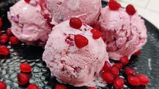 Have you ever tried pomegranate ice cream? Easy and delicious 😋