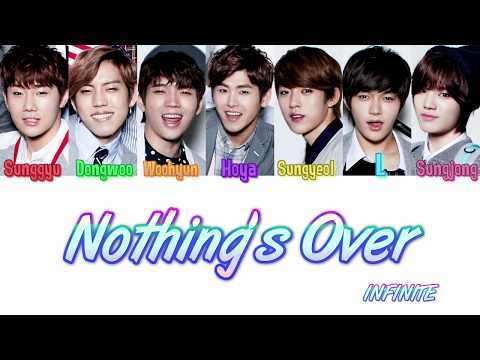 INFINITE 인피니트 Nothing S Over Colour Coded Lyrics Han Rom Eng