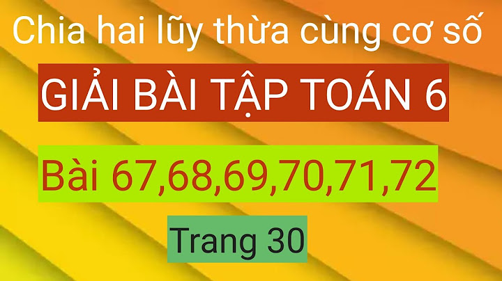 Bài 71 trang 30 sách giáo khoa toán lớp 6