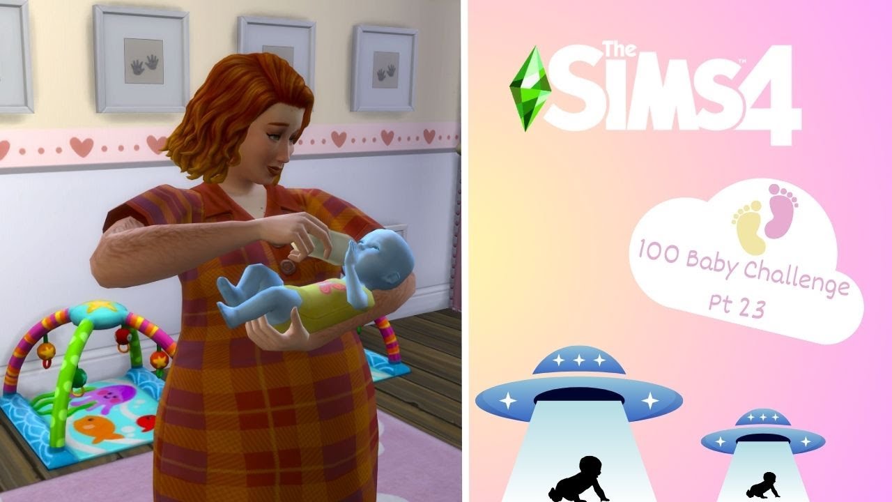 Scarlett has an Alien Baby! (Sims 4 100 Baby Challenge Pt 23) YouTube