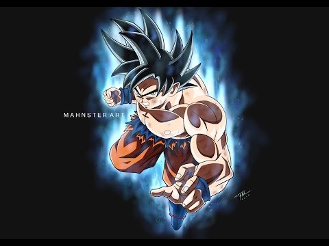 Drawing GOKU'S NEW Ultra Instinct | Limit Breaker | Dragon Ball Super | Goku Vs Jiren | Mahnster Art