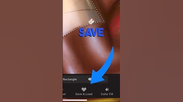 Save and load your selections in procreate