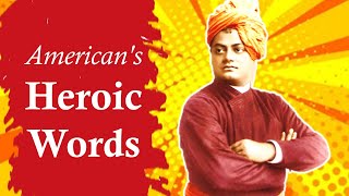 American's Heroic Words of Swami Vivekananda during Parliament Of Religions (1893) | True Hero