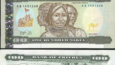 Eritrean NAKFA Official Currency