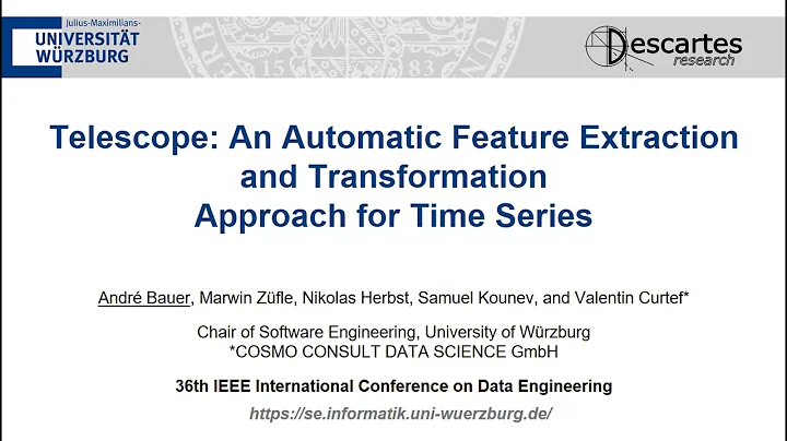 Telescope: An Automatic Feature Extraction and Transformation Approach for Time Series (ICDE 2020)