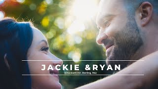The Bride Tears Up During First Look | Jackie &amp; Ryan | Chocksett Inn Wedding Videographer