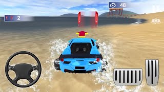 New Real Water Surfer Car Racer 2021 - Beech Car Driving Games - Android Gameplay screenshot 4