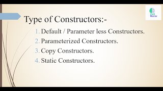 Types of Constructors in C# Part 2 | C#.NET Tutorial | Constructors with example | In Simple Words