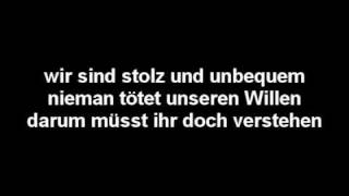 Böhse Onkelz - Lieber stehend + Lyric