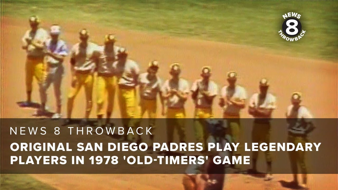 Original San Diego Padres play legends Willie Mays, Maury Wills & more in  1978 'old-timers' game 