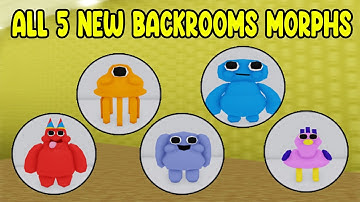 UPDATE - How To Find ALL 5 NEW BACKROOMS MORPS in Find The Backrooms Morphs