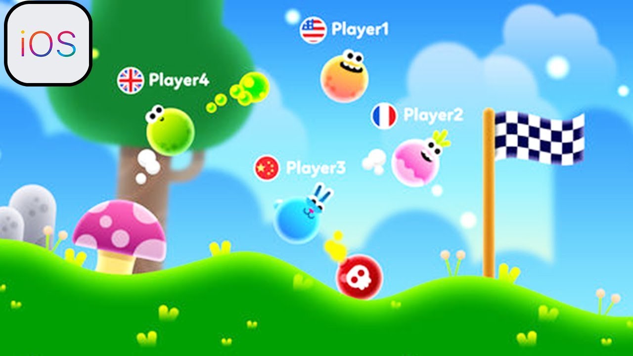 Bloop Go Gameplay (iOS) Multiplayer Racing Game ios game controller