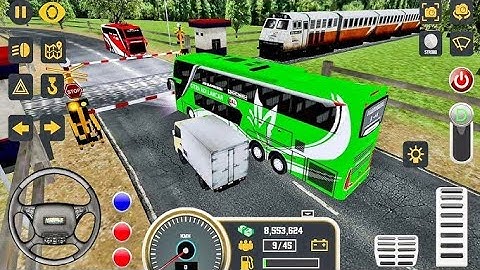 Mobile Bus simulator game 3D || bus driving Android mobile Gameplay 2025