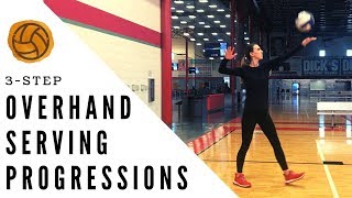 Teach How To Serve A Volleyball | Volleyball Overhand Serving Progressions screenshot 5