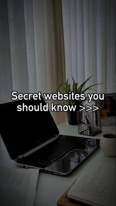 SECRET WEBSITES YOU SHOULD KNOW!🤓