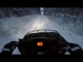 Playing around on the kawasaki brute force 750 in the snow