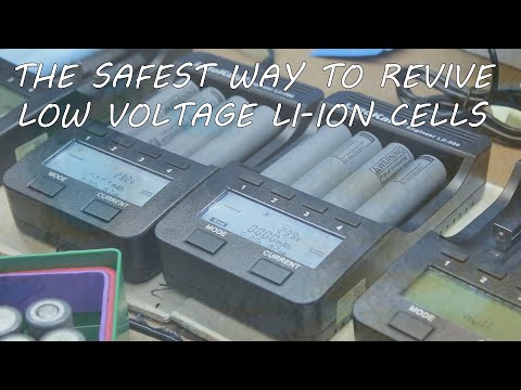 The safest way to revive low voltage Li-ion cells