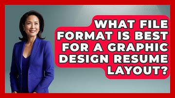 What File Format Is Best For A Graphic Design Resume Layout? - Graphic Design Nerd
