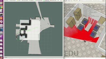 SLAM by gmapping with V-REP