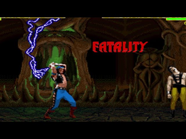 Ultimate Mortal Kombat 3 - Nightwolf - Spirit Beam Fatality 