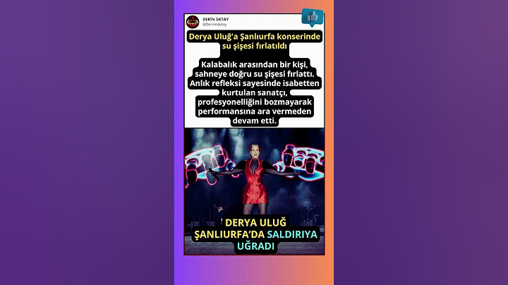 Derya Uluğ'a Şanlıurfa Konserinde Su Şişesi Fırlatıldı: "Kaleci Reflekslerim İyiymiş!"