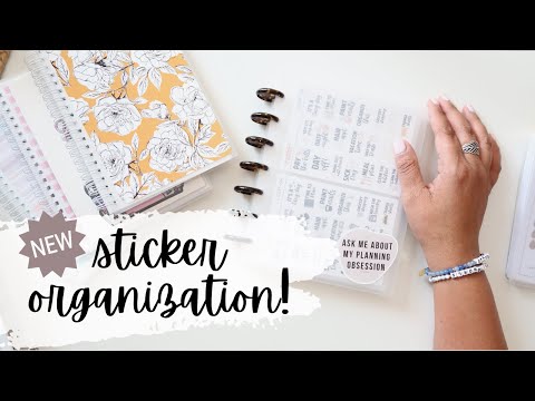 *NEW* STICKER ORGANIZATION!