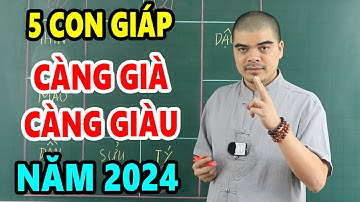 5 Con Giáp Càng Già Càng Giàu, Đổi Vận Đổi Đời, Giàu Có Hết Phần Thiên Hạ cả năm 2024