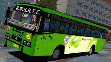 NWKRTC LIVERY | OLD NWKRTC BUS GREEN #ksrtc #trending NEW KSRTC BUS MOD BUSSID