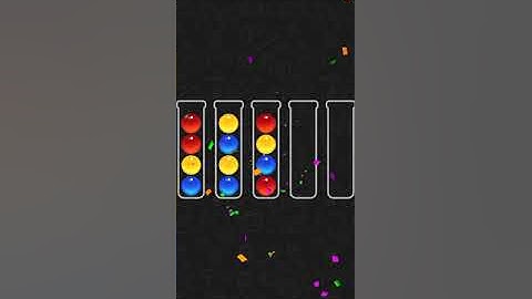 Boll Sort Color Water Puzzle Gameplay level 1---5