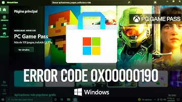 How To Fix Microsoft Store Error Code 0x00000190 [Tutorial]