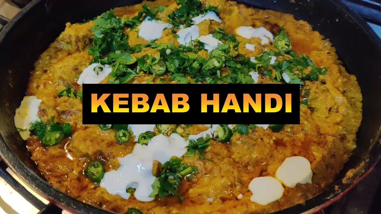 KEBAB HANDI  SEEKH KEBAB HANDI MASALA  HOW TO MAKE KEBAB CURRY HANDI  CHICKEN SEEKH KEBAB HANDI