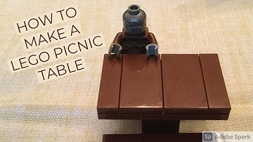 How To Make A LEGO Picnic Table!